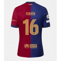 Fotbalové Dres Barcelona Fermin Lopez #16 Domácí 2024-25 Krátký Rukáv